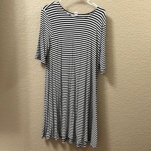 Stripe swing dress
